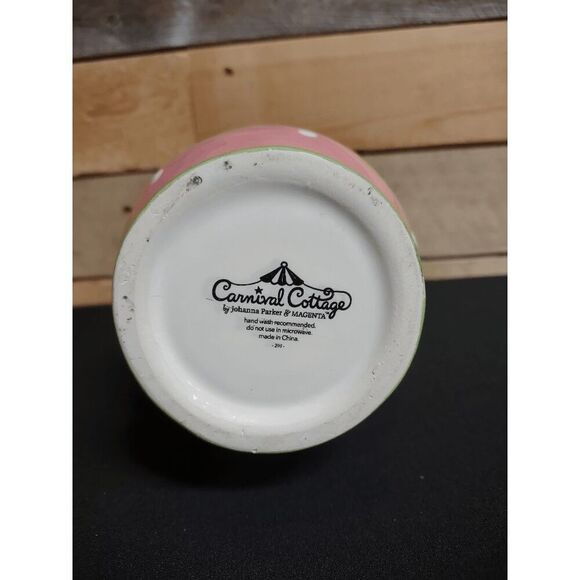 Carnival Cottage Chick Easter Egg Sugar Canister by Johanna Parker & Magenta - Picture 2 of 3